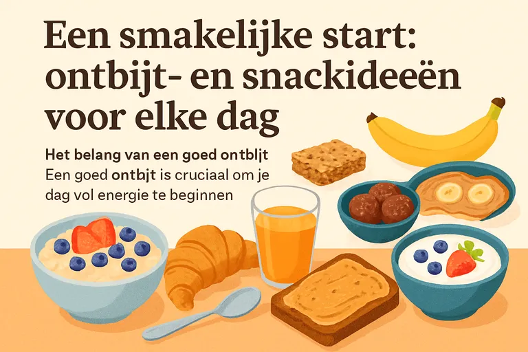 Een smakelijke start: ontbijt- en snackideeën voor elke dag